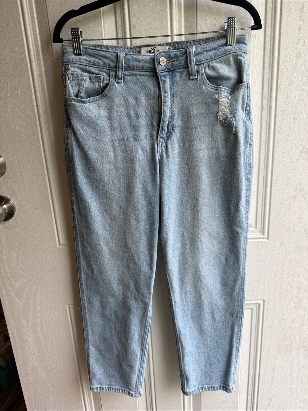 Hollister Retro Y2K Curvy High-Rise Mom Jean Vintage Stretch Size 7S